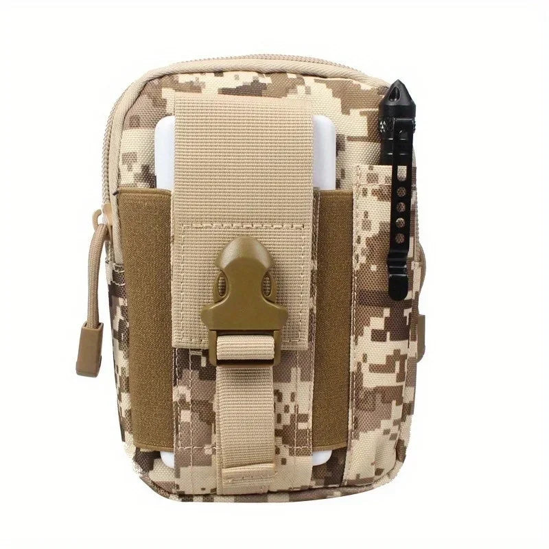 Multi-Layer Water-Resistant Waist Pack for Travel & Outdoor Activities