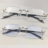 Rimless Reading Glasses, 2-Pack