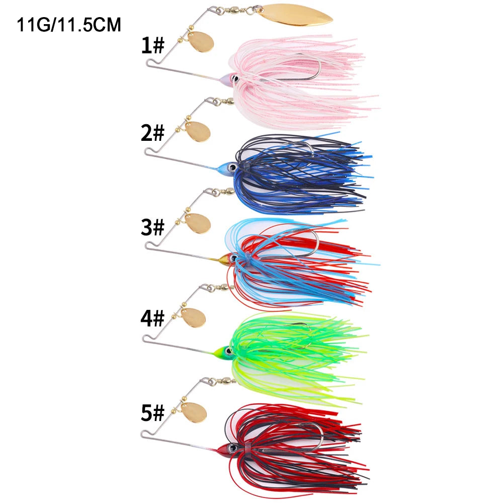 Chatterbait Spinnerbait Lure for Bass, Pike & Walleye