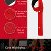 Red heavy-duty wristband with a thick pad, accurate walking line, and silica gel for an antiskid grip.