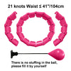Adjustable Weighted Exercise Hoop for Core and Waist Toning