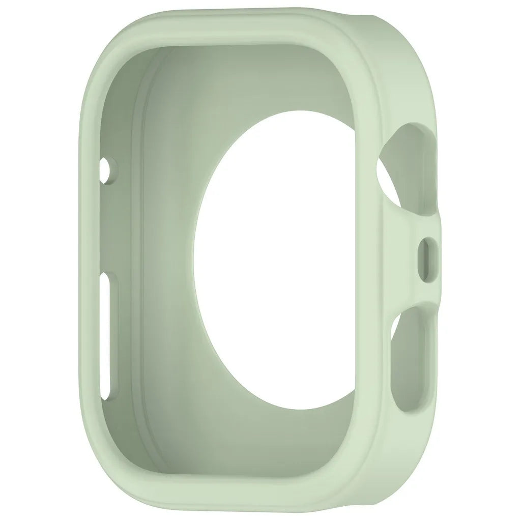 Coque de protection en silicone vert clair pour une Huawei Watch Fit 4 ou Pro.