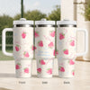 Kawaii Cherry Pattern Insulated Tumbler