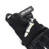 Black tactical finger gloves with a gray accent and a Fastplast tag visible.