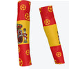 Red and yellow arm sleeves featuring a Portuguese flag design with circular emblems