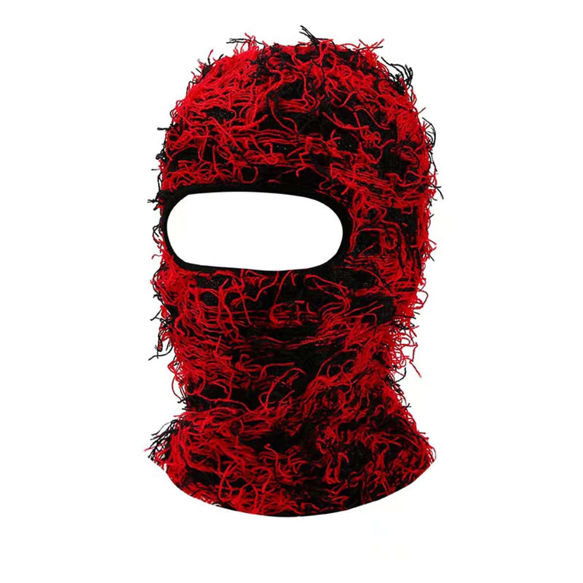 Fleece-Lined Knit Balaclava Ski Mask