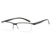 Ultra-Light Retro Half-Rim Reading Glasses with Blue Light Protection