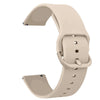 A beige silicone watch strap for Huawei and Honor watches shown from the side.