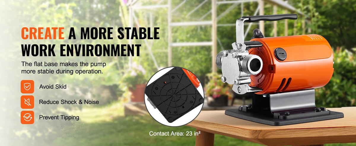 Portable Electric Utility Pump for Gardens, Pools, and Rain Barrels