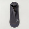 Chaussette en maille anti-dérapante gris foncé pour hommes, vue à plat.