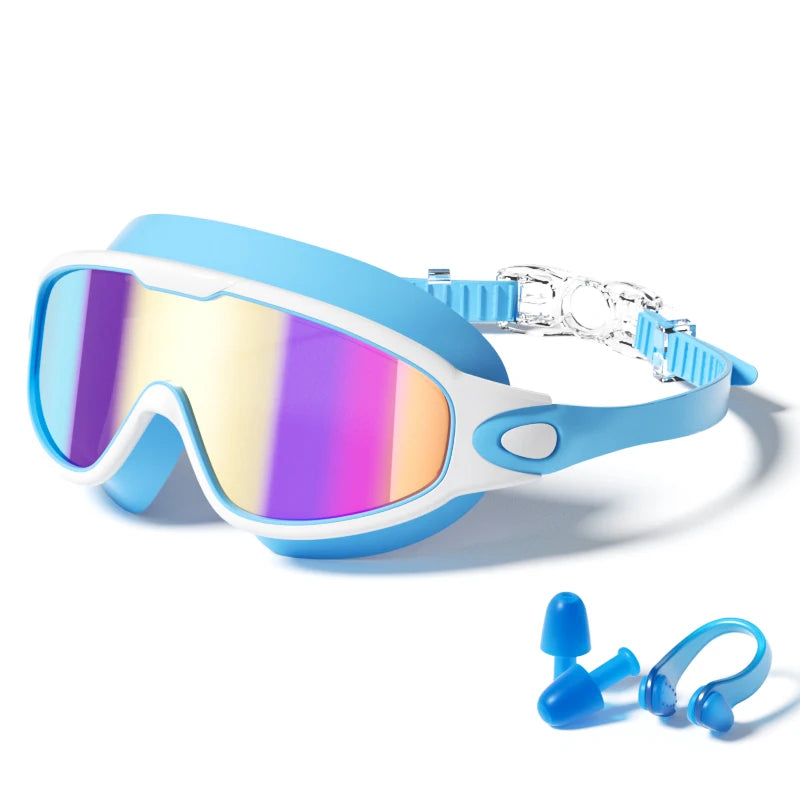 Kids Anti-Fog Swim Goggles with UV Protection