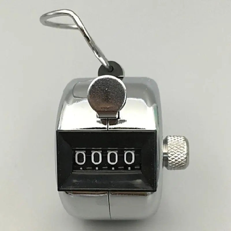 Stainless Steel Manual Tally Counter with Finger Ring