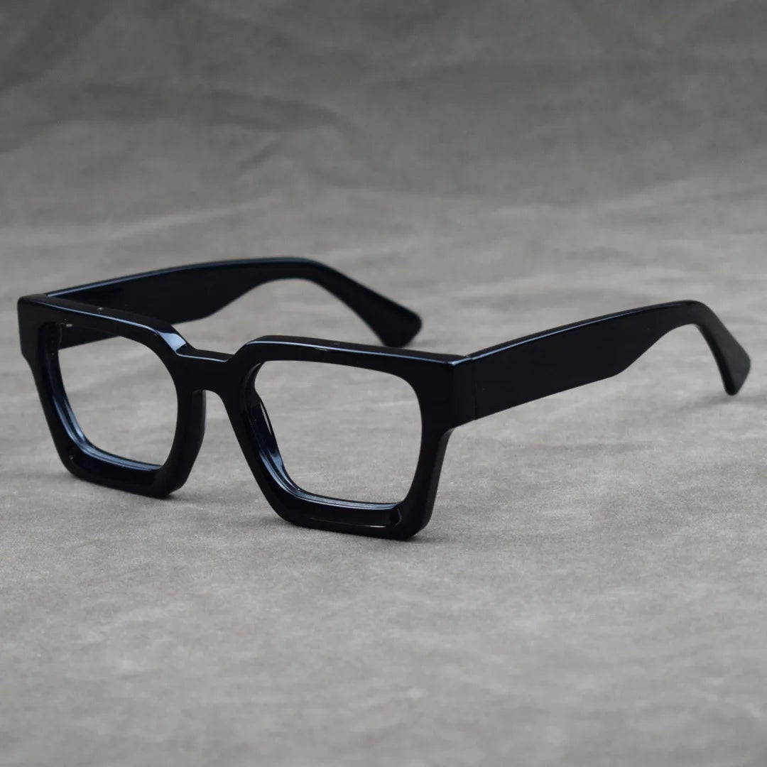 Retro Square Blue Light Blocking Glasses for Men and Women