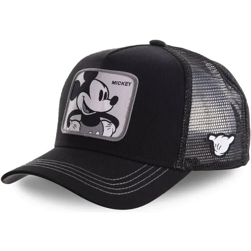 Anime Snapback Cap with Breathable Mesh Back