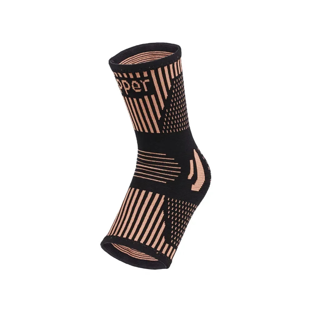 Copper-Infused Compression Ankle Support for Sports & Daily Wear