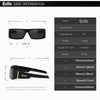 Polarized Rectangle Sunglasses for Men and Women