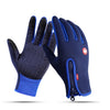 Touchscreen Warm Winter Gloves with Zipper Closure