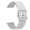 A white silicone watch strap for Huawei and Honor watches shown from the side.