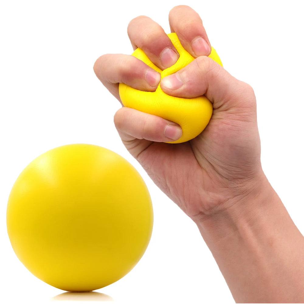 Foam Exercise & Massage Balls (2-Pack) for Grip Strength, Rehabilitation & Stress Relief