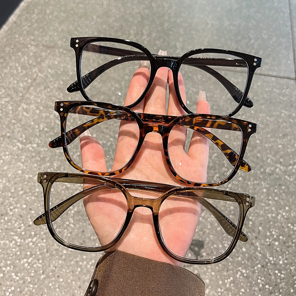 Square-Frame Blue Light Blocking Glasses