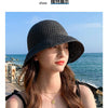 Handwoven Straw Sun Hat with Wide Brim