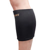Black knee sleeve for hot and cold therapy