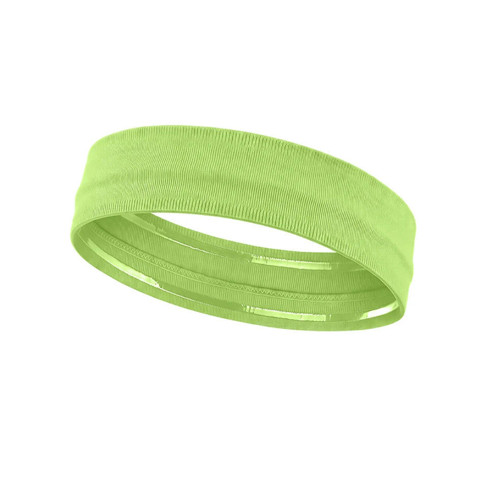 Leuchtend grüne atmungsaktive elastische Sport-Haube in gebogener Form