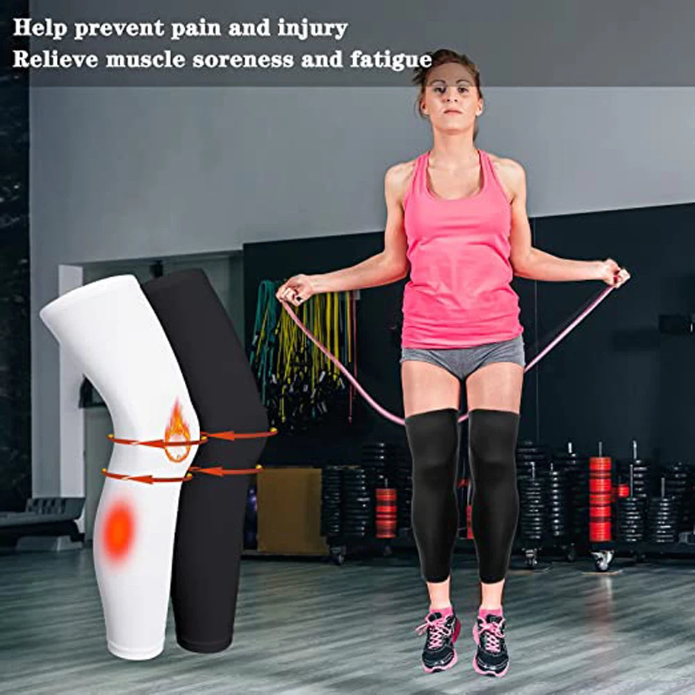 Compression Leg Warmers for Sports & Fitness