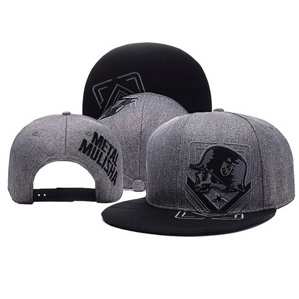 Embroidered Snapback Baseball Cap