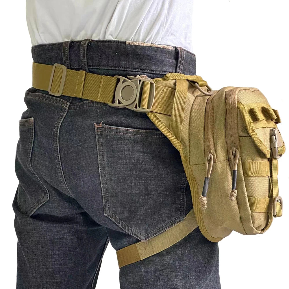 Camo Tactical Waist Pack with Adjustable Strap