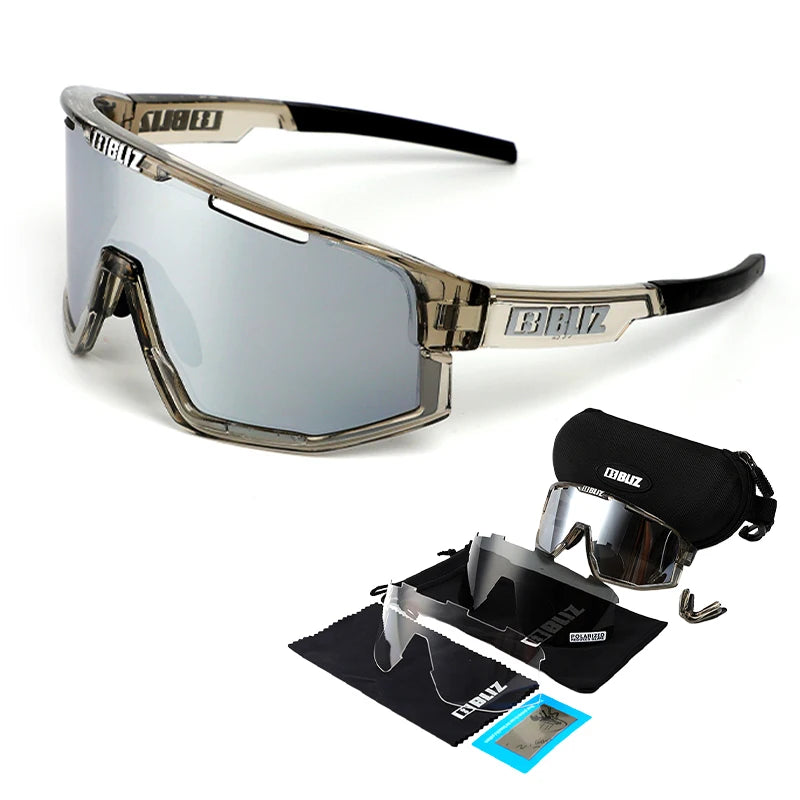 Fusion UV400 Cycling Sunglasses with 3 Interchangeable Lenses