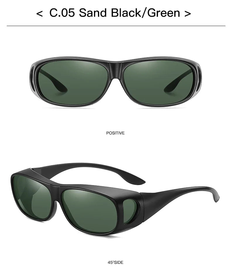 Polarized Fit-Over Sunglasses for Driving & Outdoor Sports