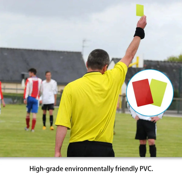 Complete Referee Kit with Whistle, Cards, and Notebook