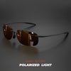 Ultra-Light TR90 Frameless Polarized Sunglasses