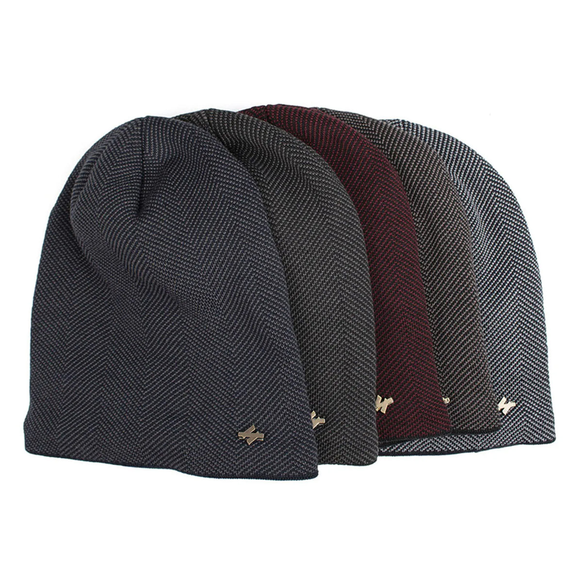 Fleece-Lined Knit Beanie Winter Hat