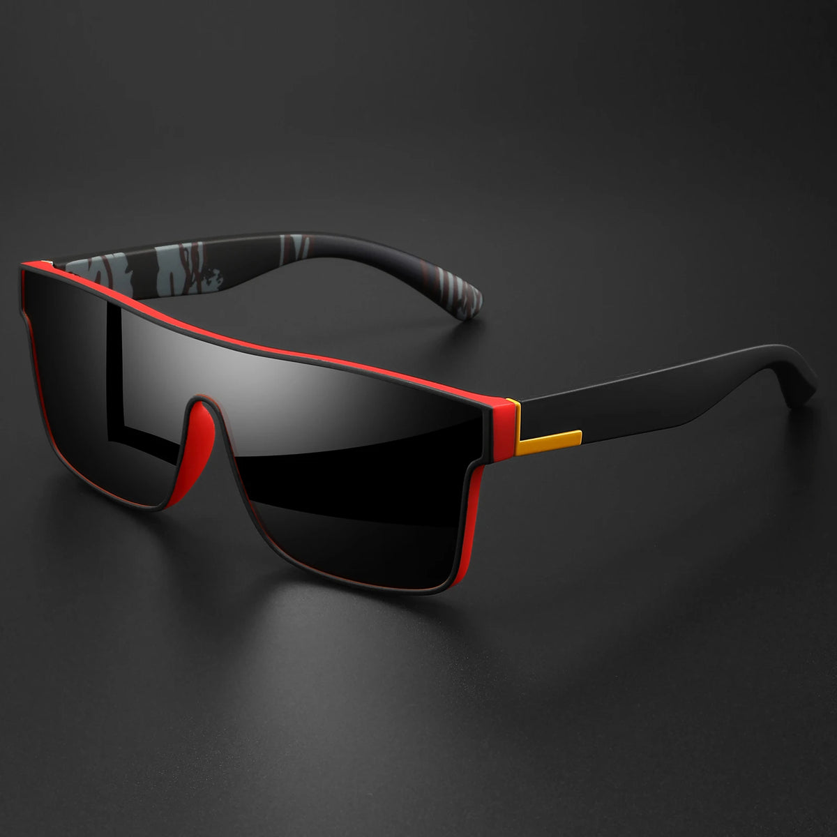 Classic Square Sunglasses with UV400 Protection