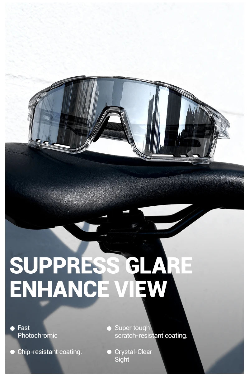 TR90 Cycling Glasses with Interchangeable Lenses for Men and Women