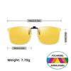 Flip-Up Clip-On Polarized Sunglasses with UV400 Protection
