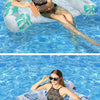 Striped Inflatable Pool Hammock for Adults