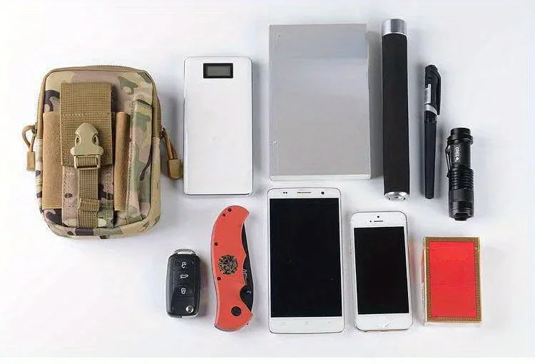 Multi-Layer Water-Resistant Waist Pack for Travel & Outdoor Activities