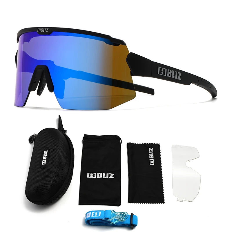 Breeze Cycling Sunglasses with 2 Interchangeable HD Lenses