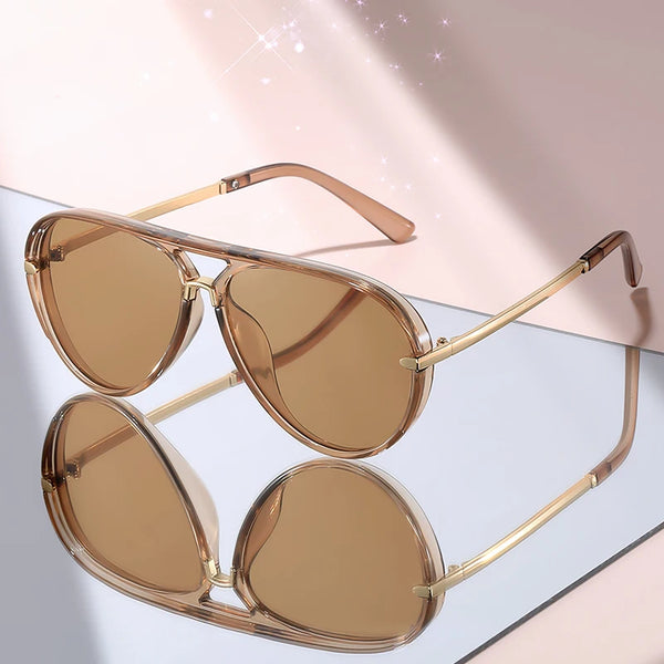 Classic Gradient Aviator Sunglasses
