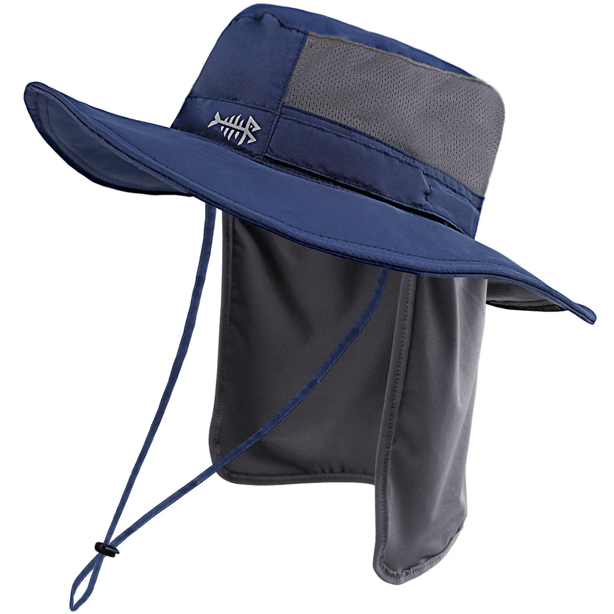 UPF 50+ Sun Protection Bucket Hat with Detachable Neck Flap