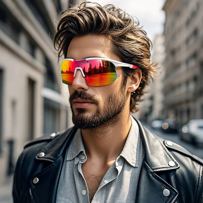 Polarized Sports Sunglasses for Cycling, Running, and Outdoor Activities