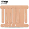 A set of beige kinesiology support tape pieces packaged for joint relief.