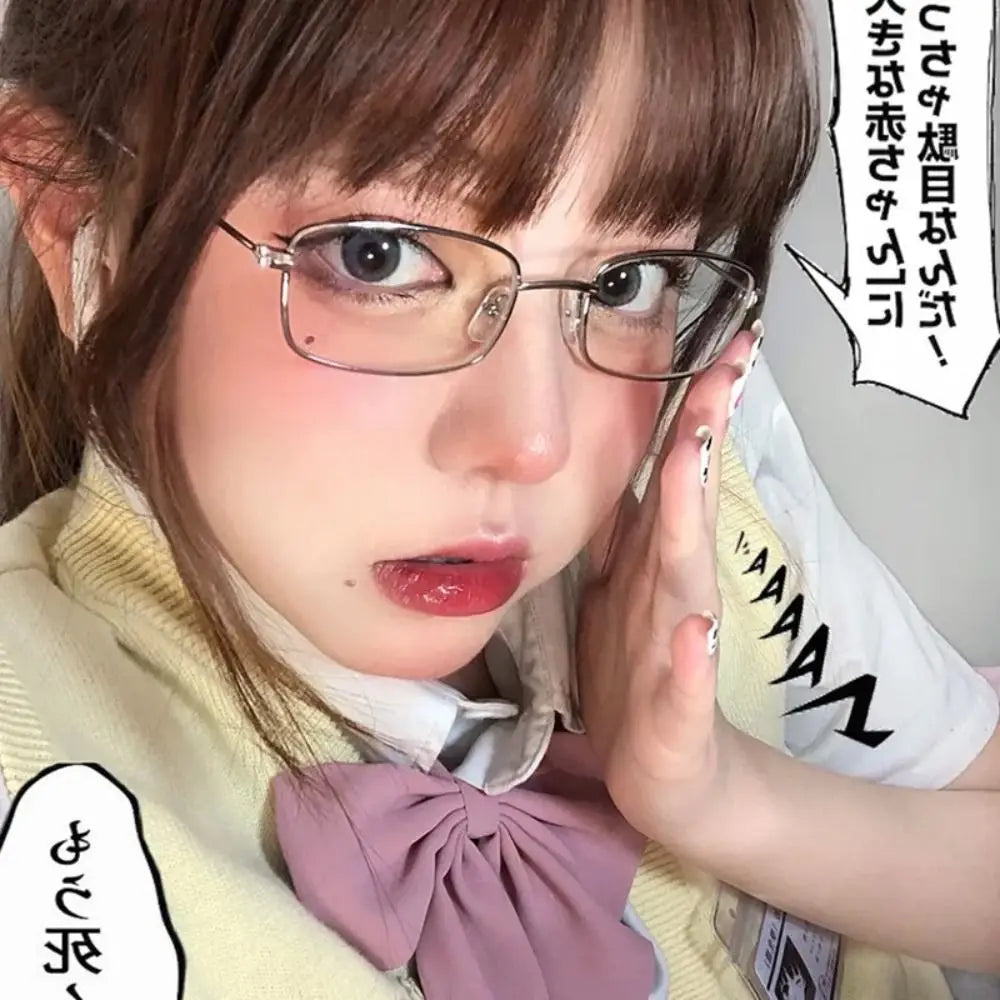 Oversized Square Anti-Blue Light Glasses