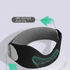 A black silicone knee pad with a light gray strap and an ABS ultra light hook ring for sport protection.