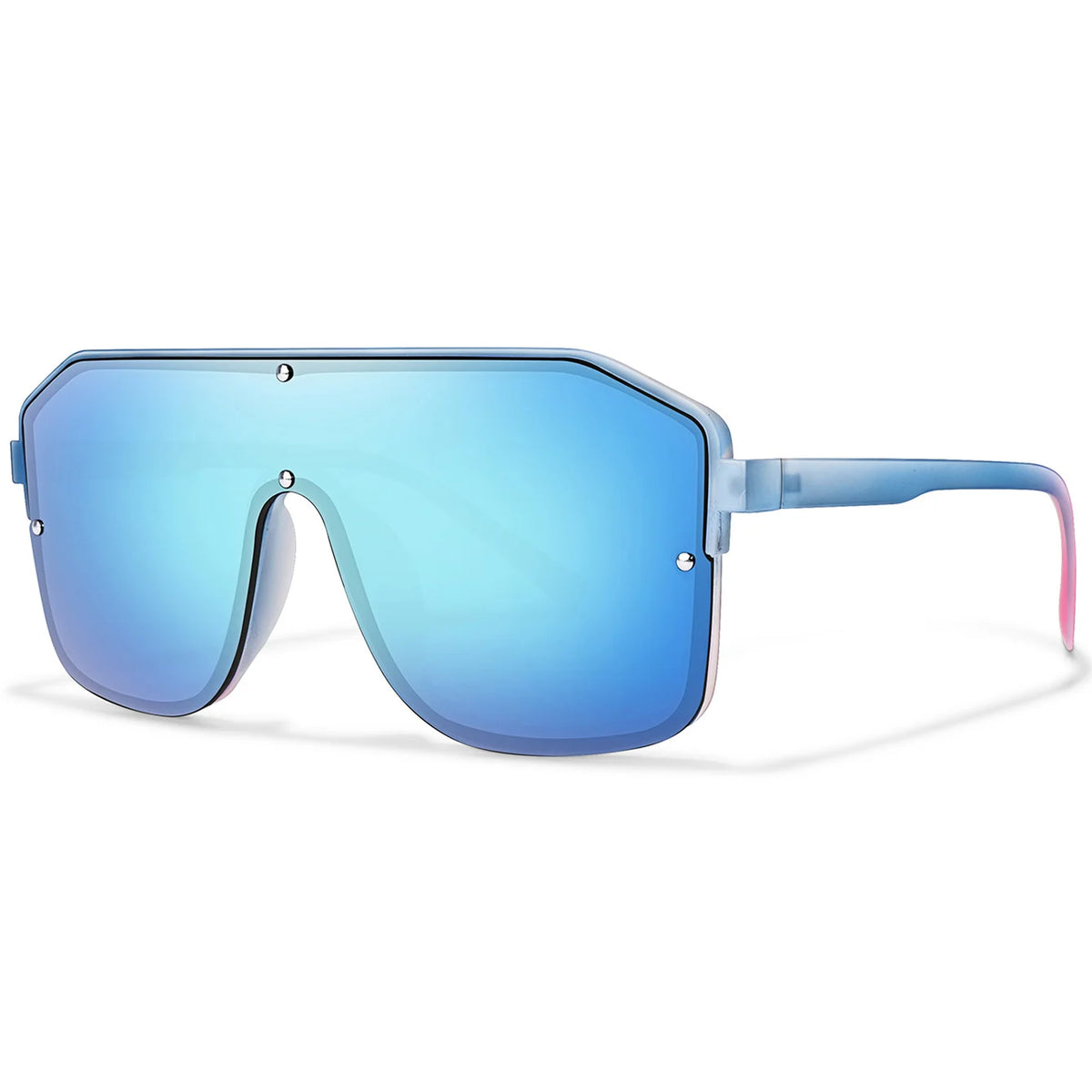 Square Frame Sunglasses for Men and Women — UV Protection for Sports and Driving