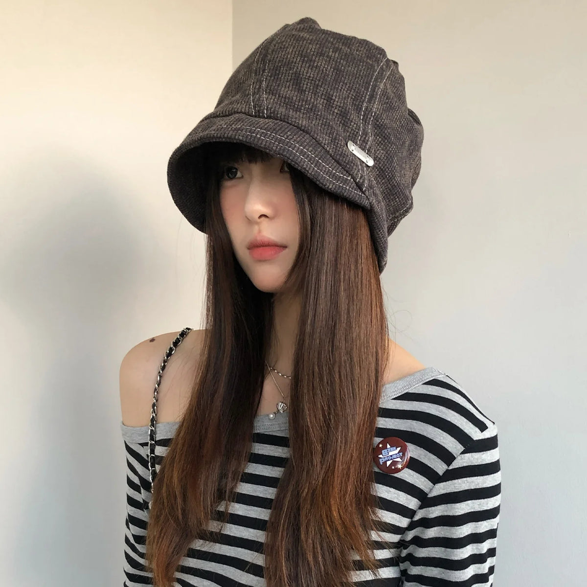 Retro Knit Fisherman Beanie for Women – Warm & Comfortable Winter Hat