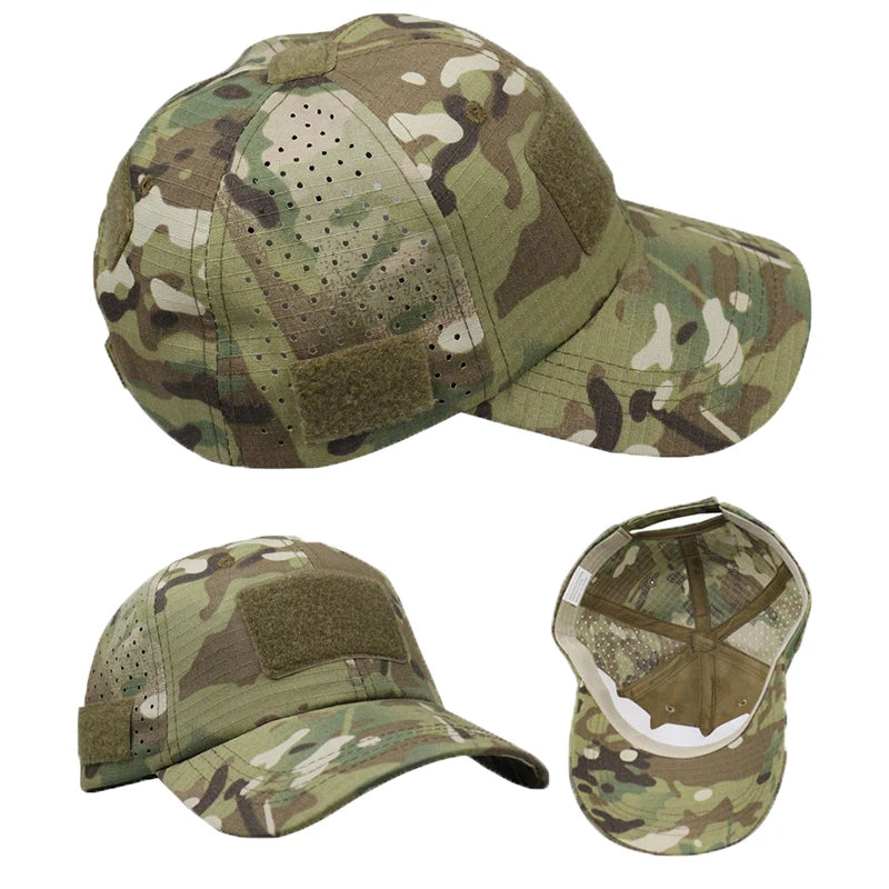 Tactical Camouflage Baseball Cap for Outdoor Adventures